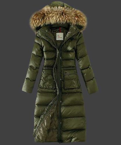 interieur voorbeeld vrije tijd Moncler jas voor dames Aanbevolen vrouwen slim winddicht leger groen –  Goedkope Moncler jassen en mantels online te koop